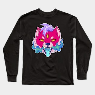 Vivid Wolf Long Sleeve T-Shirt